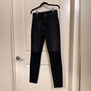 Women's Black Jeans Two Tone